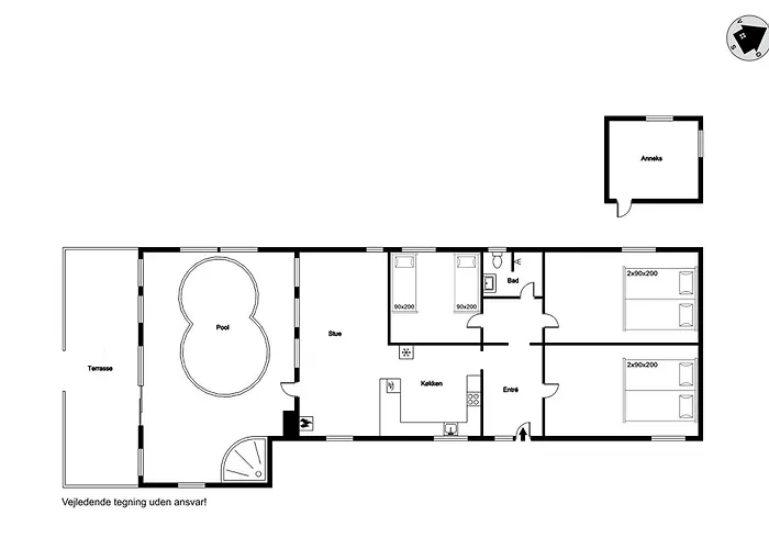 With Pool And Close To The Limfjord Feriehus
